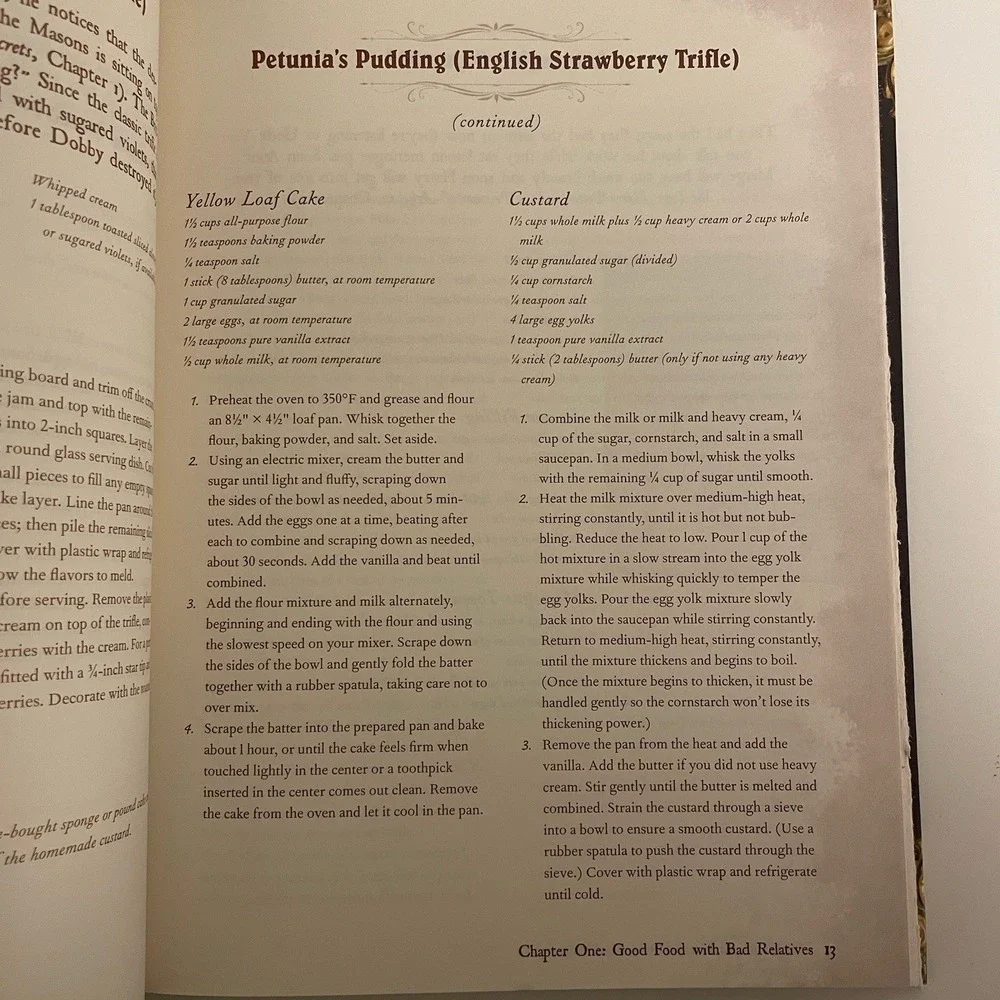 Unofficial Harry Potter Cookbook, Dinah Bucholz‎ Hardcover EUC